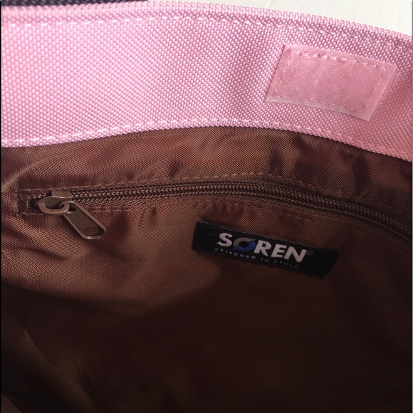 NWT Cute Canvas Messenger Bag. 15”x 12” - Picture 4 of 5